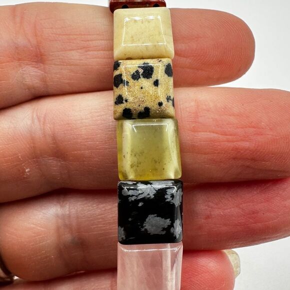 10mm stretchy multi-stone bracelet! - Picture 8 of 10